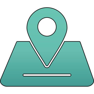 Yer tutucu. Web simgesi basit illüstrasyon