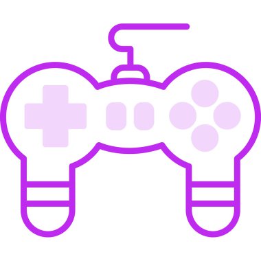 oyun denetleyici simgesi, vektör illüstrasyonu 