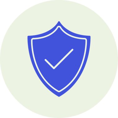 kalkan simgesi web basit illüstrasyon