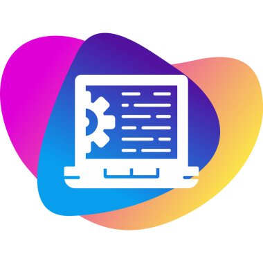 dizüstü bilgisayar ayarı simgesi, özet biçimi 