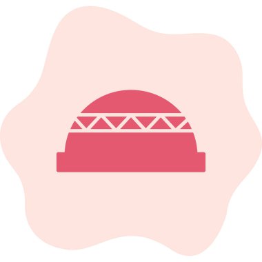 Bosu Ball web simgesi vektör illüstrasyonu