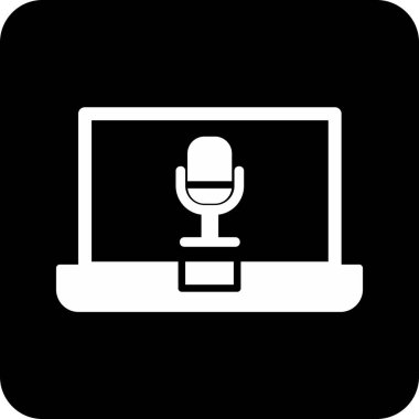 dizüstü bilgisayar simgesi, vektör illüstrasyonu basit tasarım