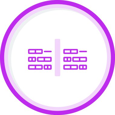 Gantt Grafik Ağ simgesi, vektör illüstrasyonu