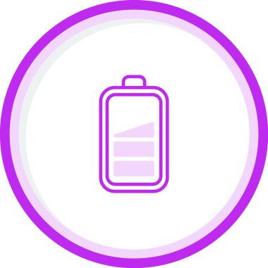 düşük pil web simgesi, vektör çizim