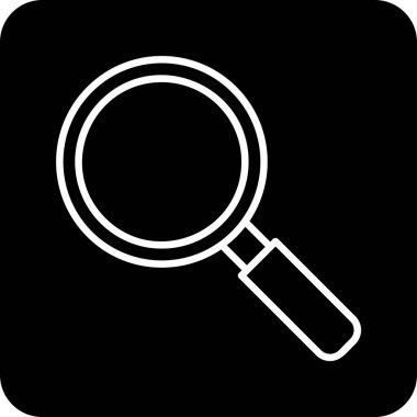 Ara. Web simgesi basit illüstrasyon 