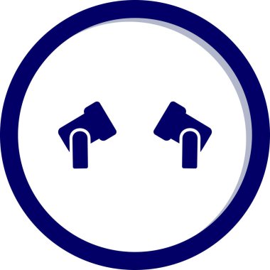 Spotlights modern simgesinin vektör illüstrasyonu                   