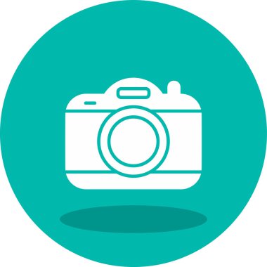 kamera simgesi, vektör illüstrasyonu basit tasarım