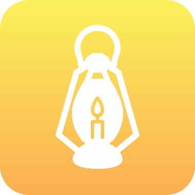 Bir fener ağ simgesinin vektör illüstrasyonu