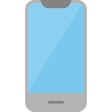 Akıllı telefon. Web simgesi basit illüstrasyon 