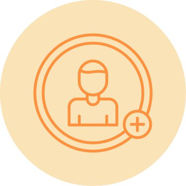 kullanıcı simgesi, vektör illüstrasyonu ekle 