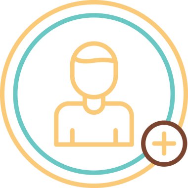 kullanıcı simgesi, vektör illüstrasyonu ekle 