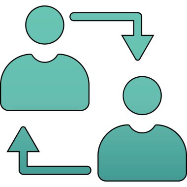 Web simgesi vektör illüstrasyonunu transfer et 