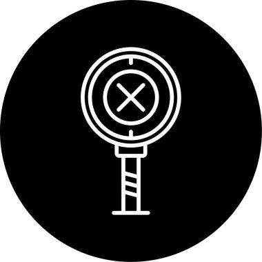 Düz simge, vektör gösterimi yanıtla 