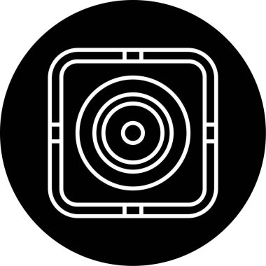 ses kayıt simgesi, vektör illüstrasyonu basit tasarım