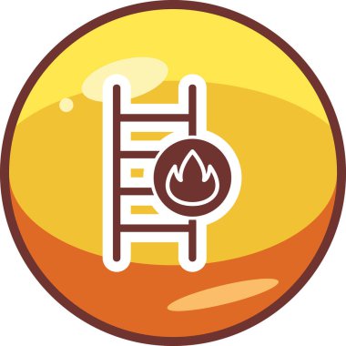 Merdiven simgesi çizimini ateşle                   