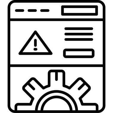 Web simgesi, vektör illüstrasyonuName