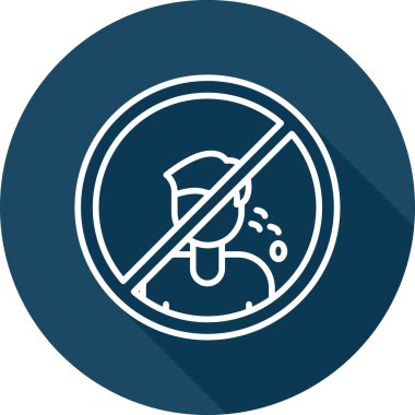  Web simgesi vektör illüstrasyonunu tükür 