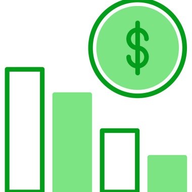 Yatırım simgesi vektör illüstrasyon tasarımı 