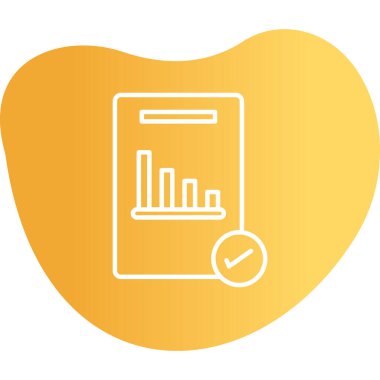 Değerlendirme web simgesi vektör illüstrasyonu