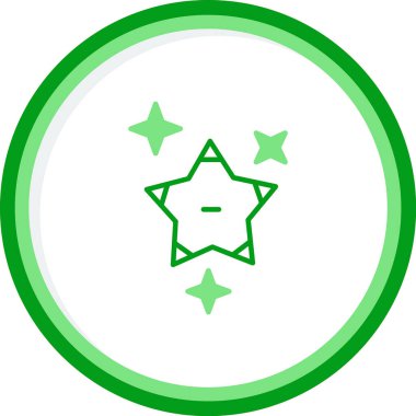 yıldız simgesi, vektör çizimi  