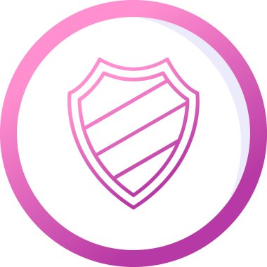 kalkan simgesi web basit illüstrasyon