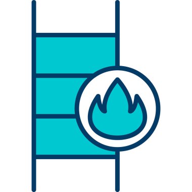 Merdiven simgesi çizimini ateşle                   