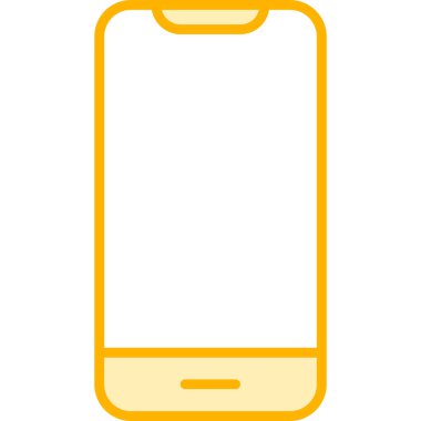 Akıllı telefon. Web simgesi basit illüstrasyon 