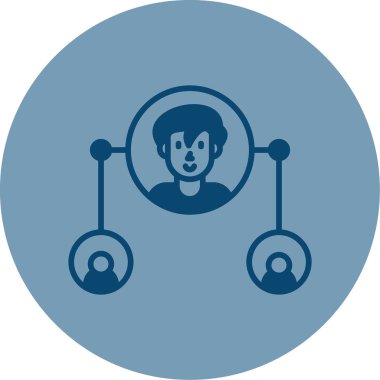 iş adamı simgesi vektör illüstrasyonu 