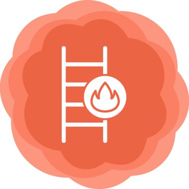 Merdiven simgesi çizimini ateşle                   