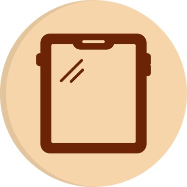 tablet. Web simgesi basit illüstrasyon 