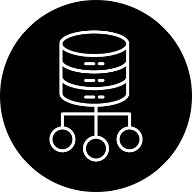 ağ web simgesi, vektör çizim 