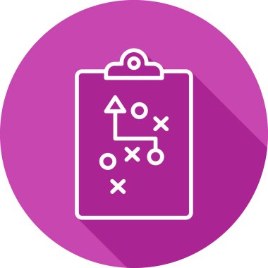 Basit illüstrasyon web simgesi planlama 