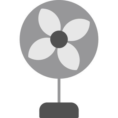 air fan simgesi, vektör illüstrasyonu basit tasarım