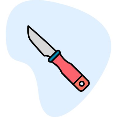 bıçak simgesi vektör illüstrasyonu