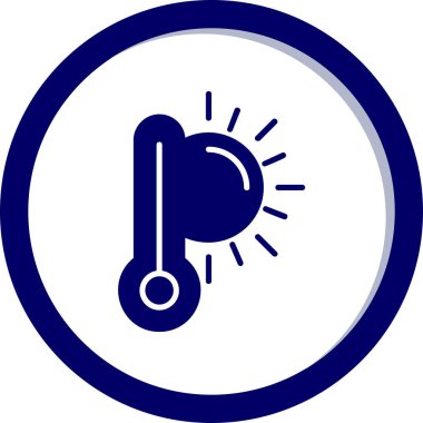  yüksek sıcaklık vektör simgesi