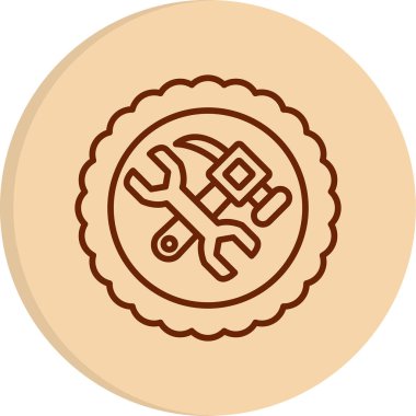 Evet. Web simgesi basit illüstrasyon                     