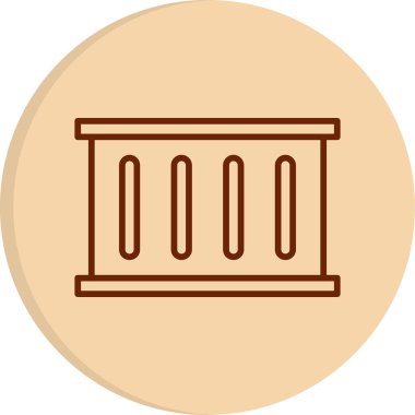 kabuk ağ simgesi vektör illüstrasyonu