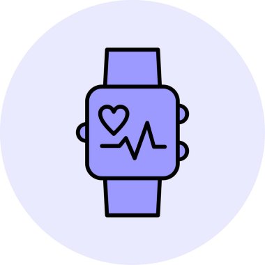 vector illustration of smart watch 