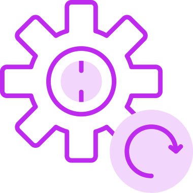 Web simgesi, vektör illüstrasyonunu sıfırla 