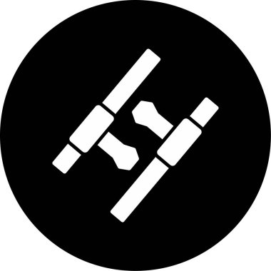 Tonfa. Web simgesi basit tasarım