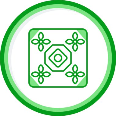 Döşeme. Web simgesi basit illüstrasyon