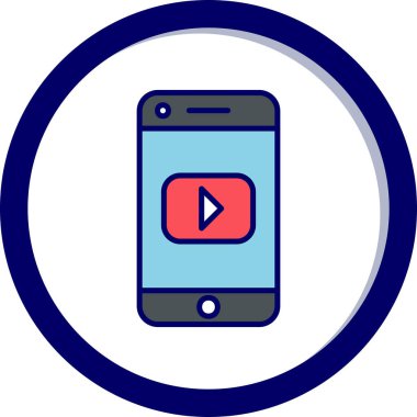 vektör çizimi sosyal medya simge 