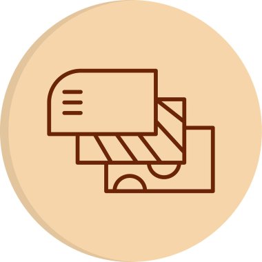 Toprak simgesinin vektör illüstrasyonu 