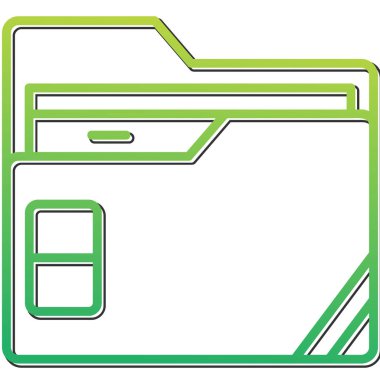 dizin simgesi, vektör illüstrasyonu basit tasarım