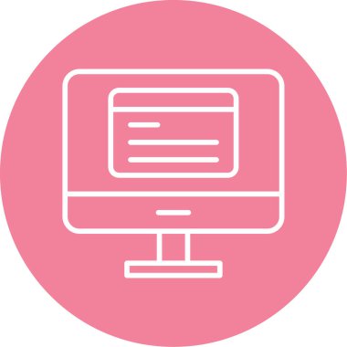 Simge kodlanıyor. Yazılım Geliştirme İşareti, Vektör İllüstrasyonu 