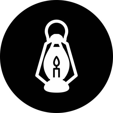 Bir fener ağ simgesinin vektör illüstrasyonu