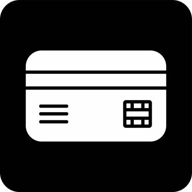 Kredi Kartı. Web simgesi basit illüstrasyon 