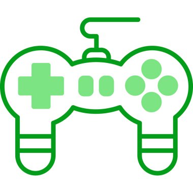 oyun denetleyici simgesi, vektör illüstrasyonu 