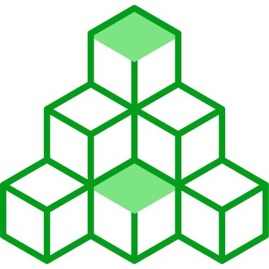 küp web simgesi basit tasarım 