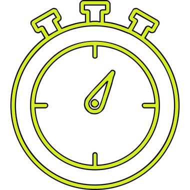 Kronometre web simgesi, vektör çizim